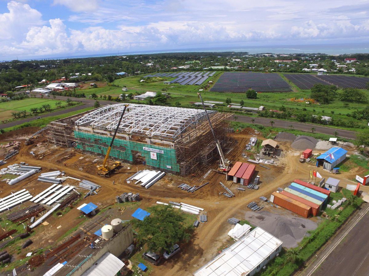 Construction well underway on Samoa 2019 multi-sports complex 