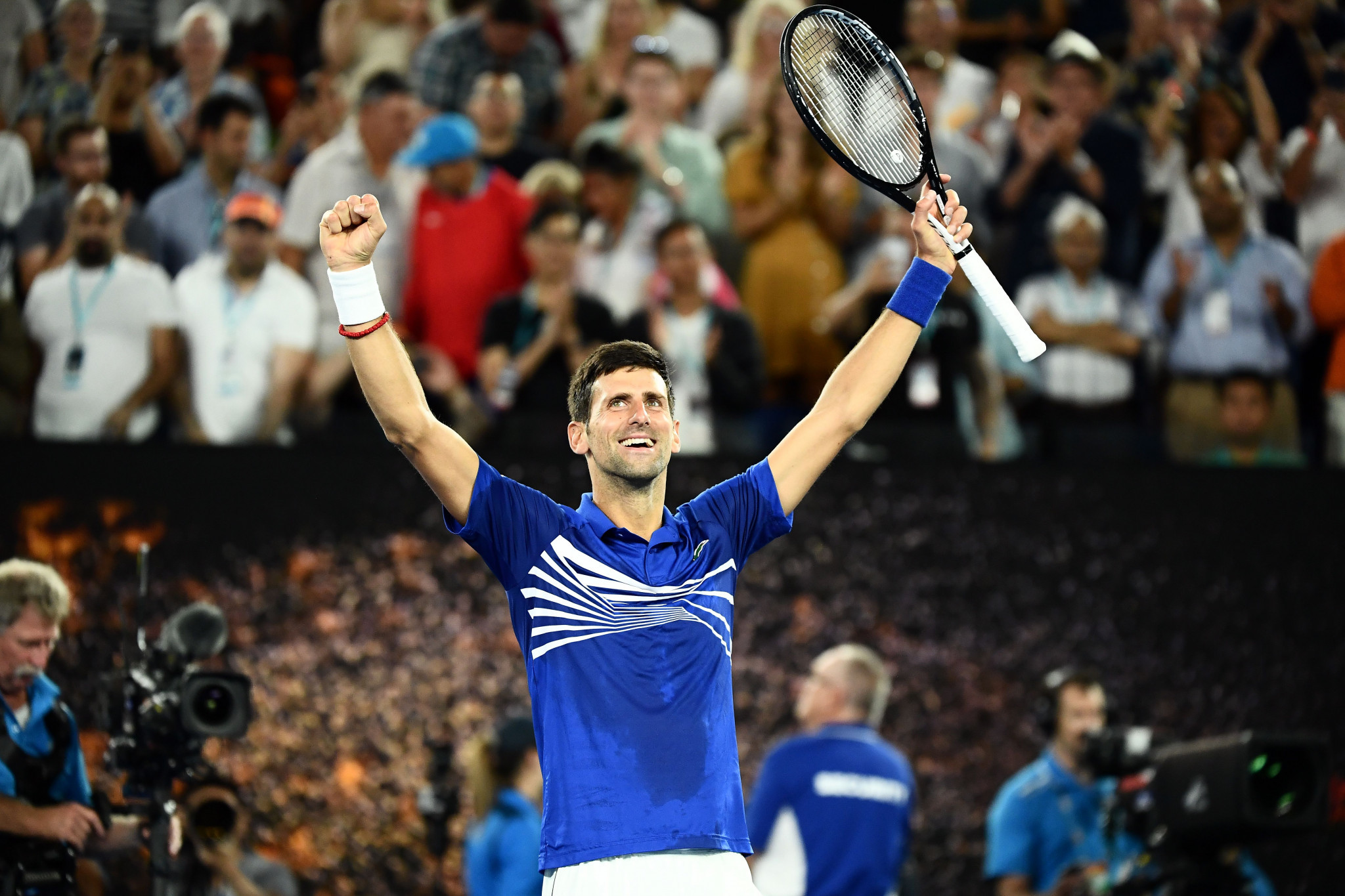 Serbia's Novak Djokovic stormed into the men's singles final at the Australian Open ©Getty Images