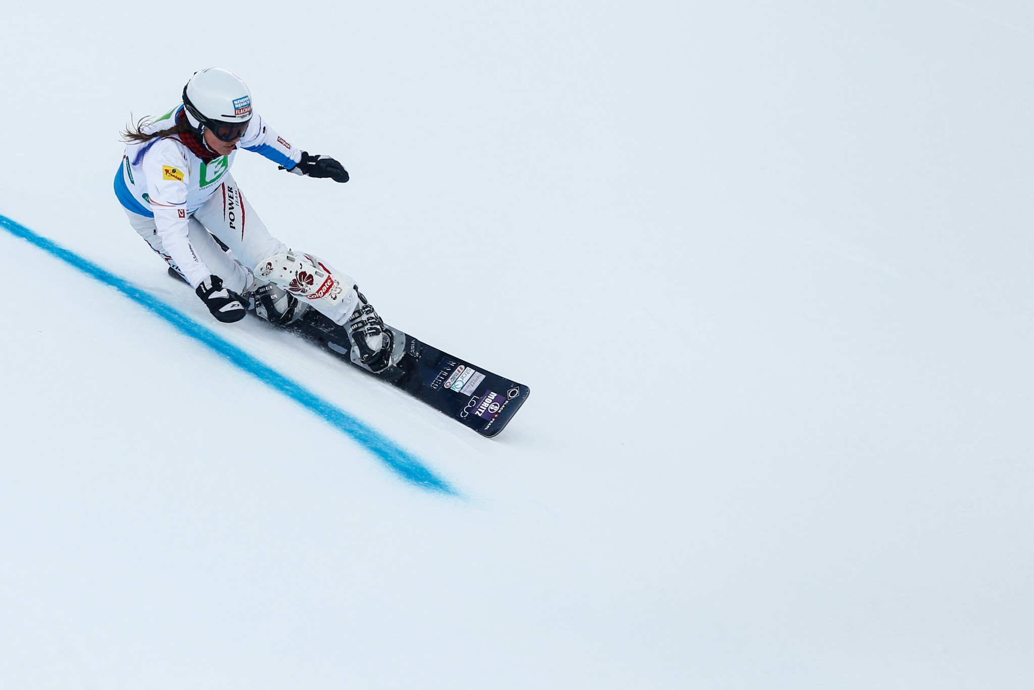 Austria's Claudia Riegler, who this month became the oldest winner of an FIS Snowboard World Cup event at 45-years-old, will compete in Moscow ©Getty Images