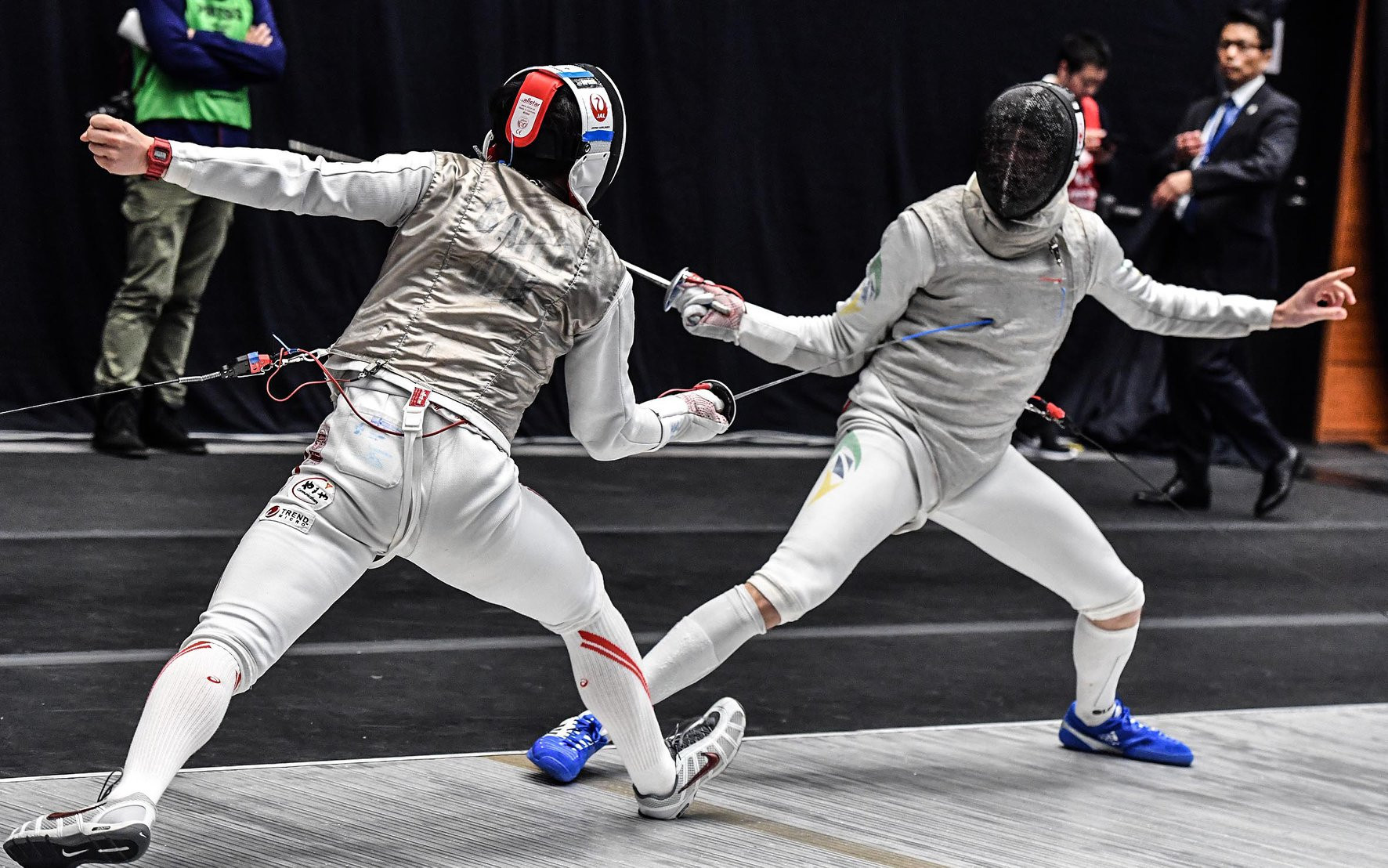 Action begun today at the FIE Men's Foil World Cup in Tokyo ©Facebook