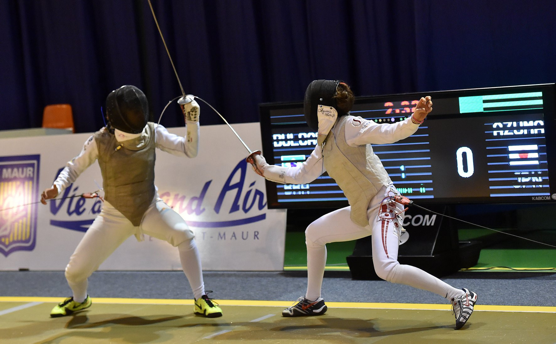 Competition also got underway at the FIE Women's Foil World Cup in St-Maur in France ©Facebook