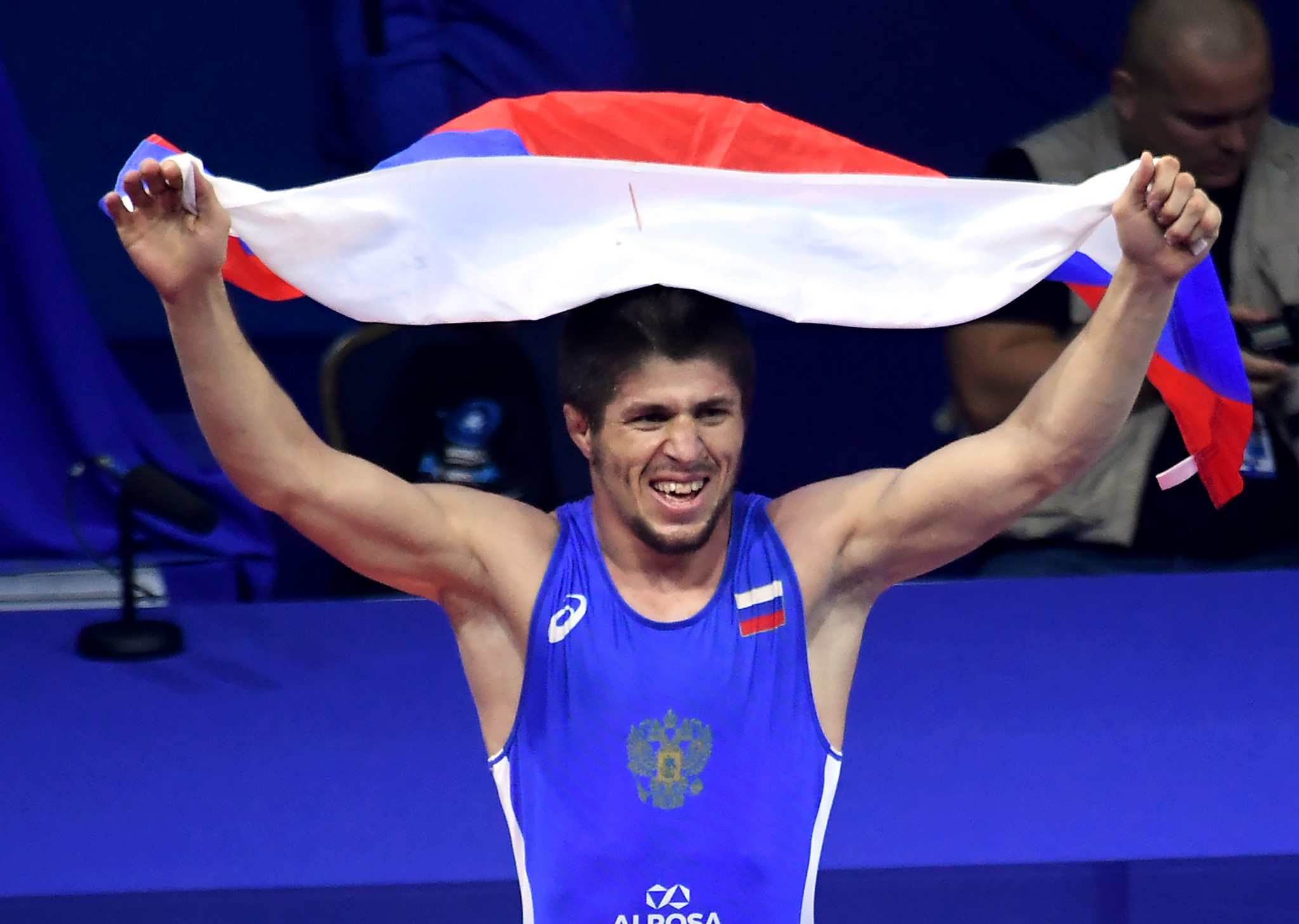 Magomedrasul Gazimagomedov was one of eight Russian wrestlers who won gold at the UWW  Ivan Yariguin Grand Prix ©Getty Images