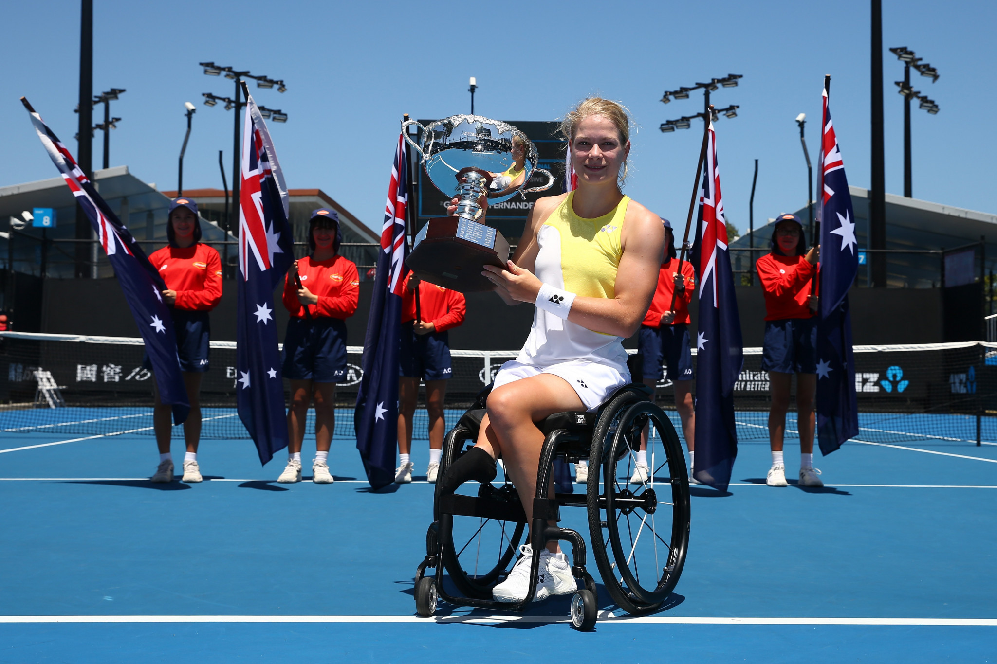 De Groot continues dominance of women's wheelchair tennis with singles and doubles victories at Australian Open