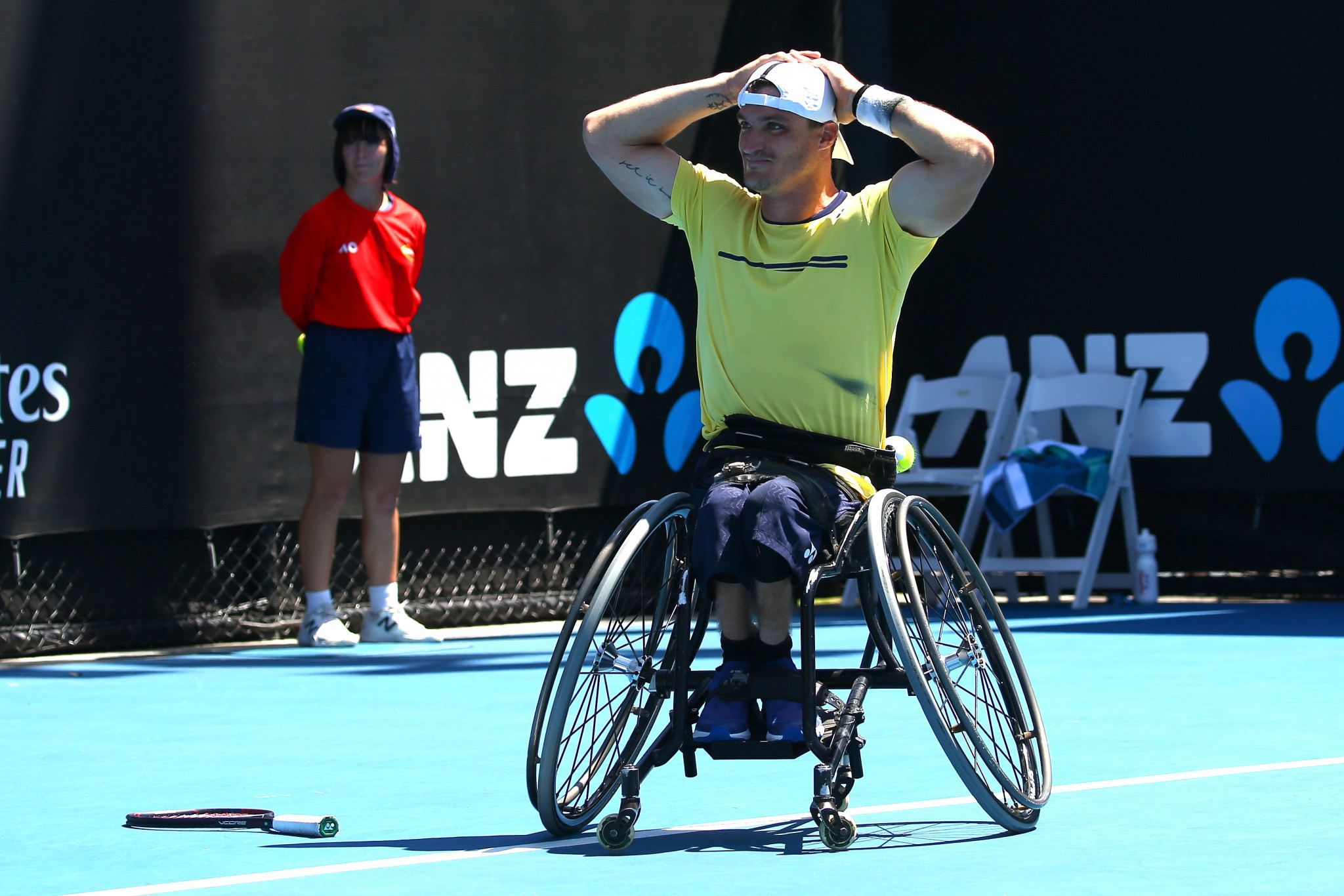 Argentina's Gustavo Fernandez won the men's wheelchair singles title at the Australian Open in Melbourne and then described it as 