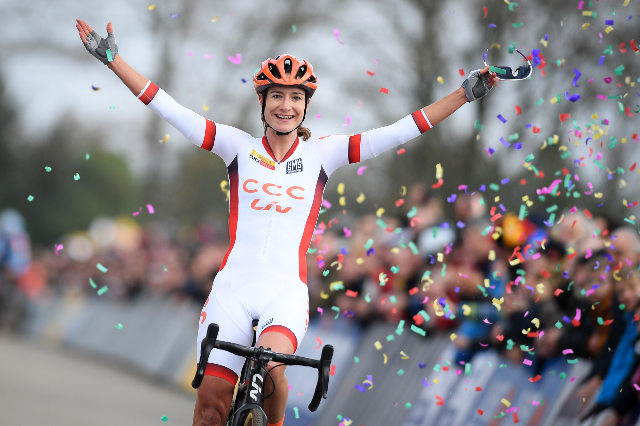 The Netherlands' Marianne Vos has already sealed the women's title having won four races so far this season ©Getty Images