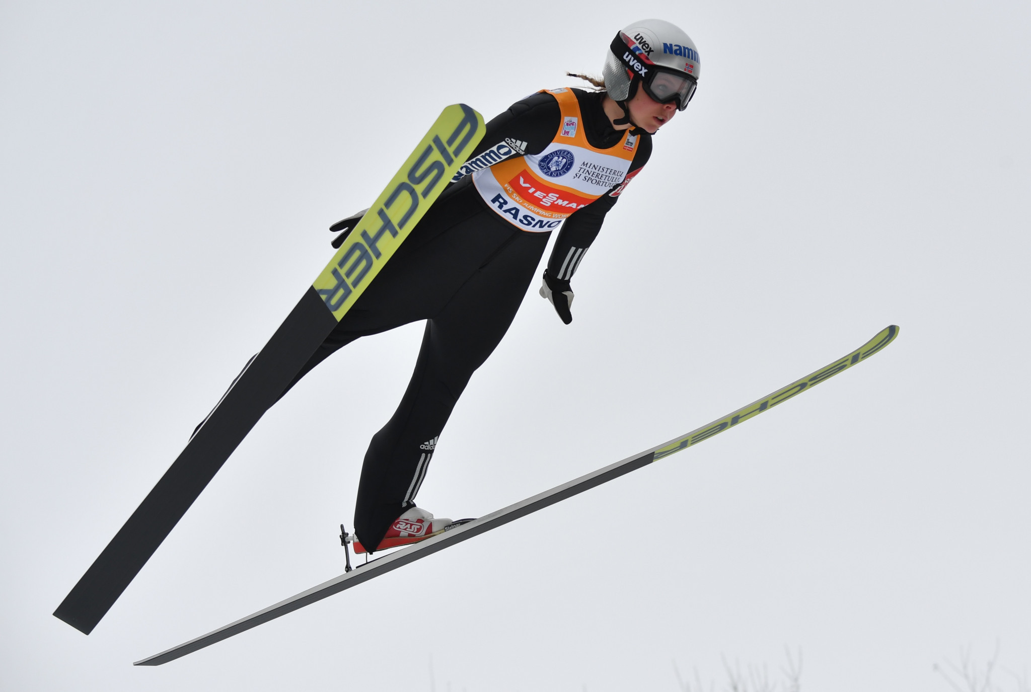 Reigning Olympic champion Maren Lundby won at the women's FIS Ski Jumping World Cup event in Rasnov ©Getty Images