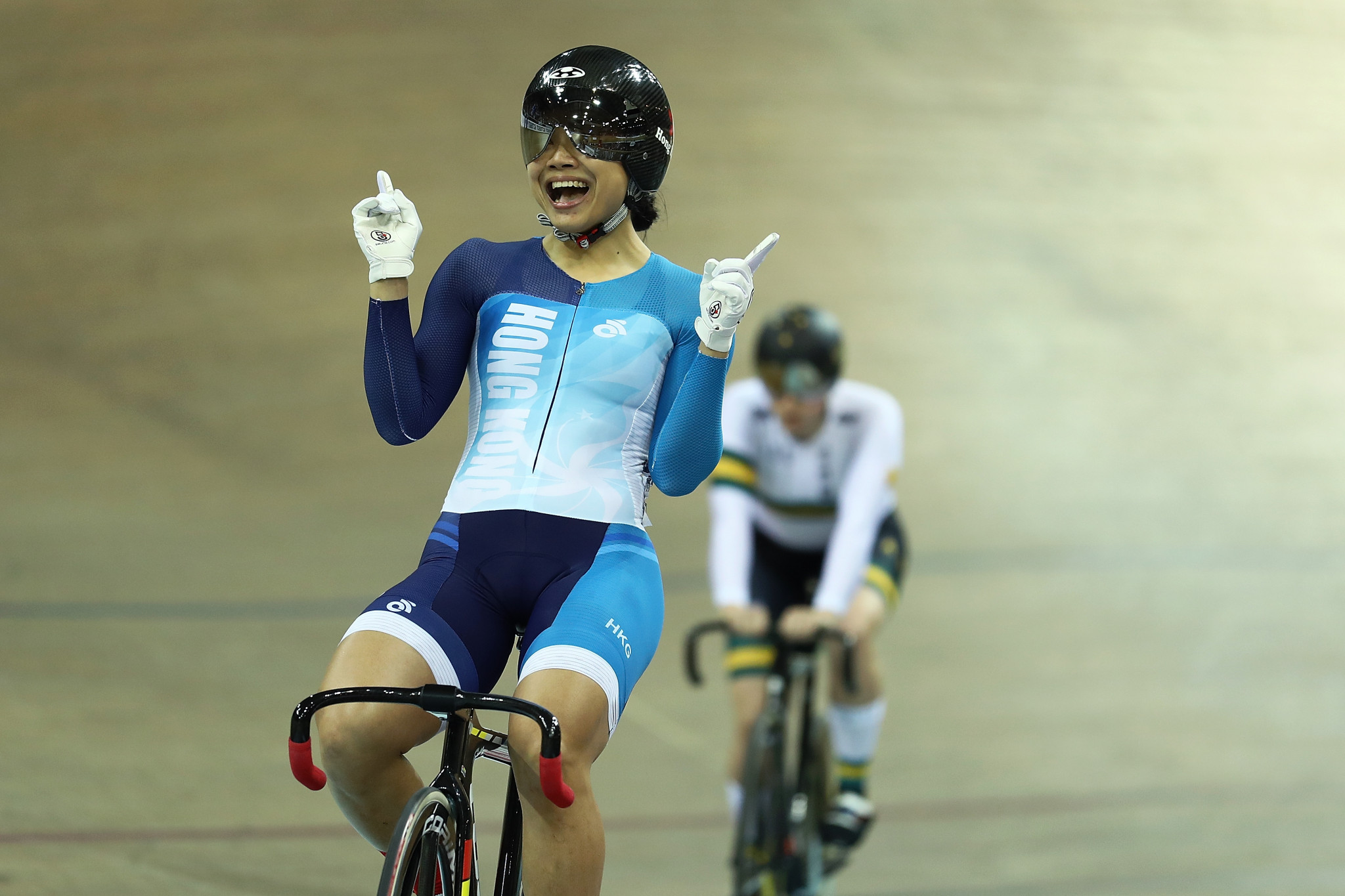 Hong Kong's Lee Wai Sze triumphed in the women's sprint competition in front of a home crowd at the UCI Track Cycling World Cup ©Getty Images