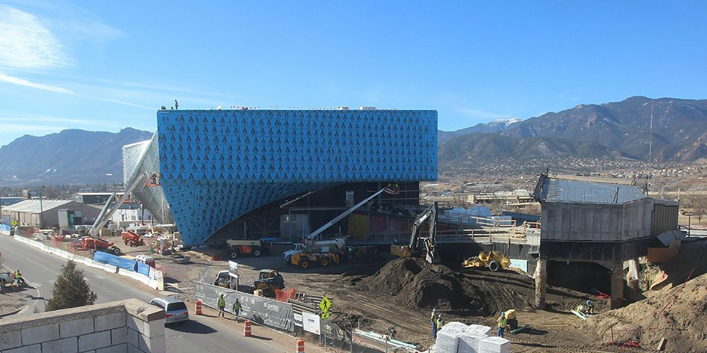 The US Olympic Museum in Colorado Springs is due to open before next year's Olympic Games ©Twitter