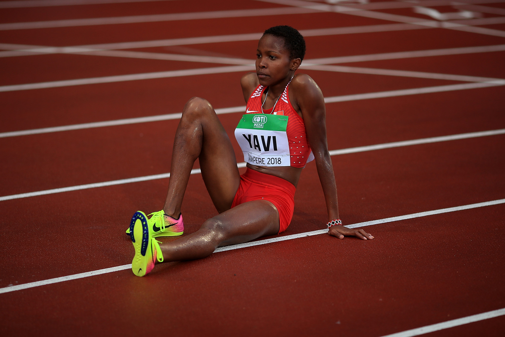 Asian Games champion Winfred Mutile Yavi won the women's race by eight seconds ©Getty Images