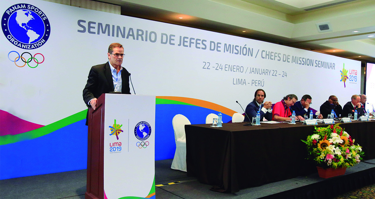 Lima 2019 President Carlos Neuhaus said organisers had taken on feedback from the Chefs de Mission ©Lima 2019