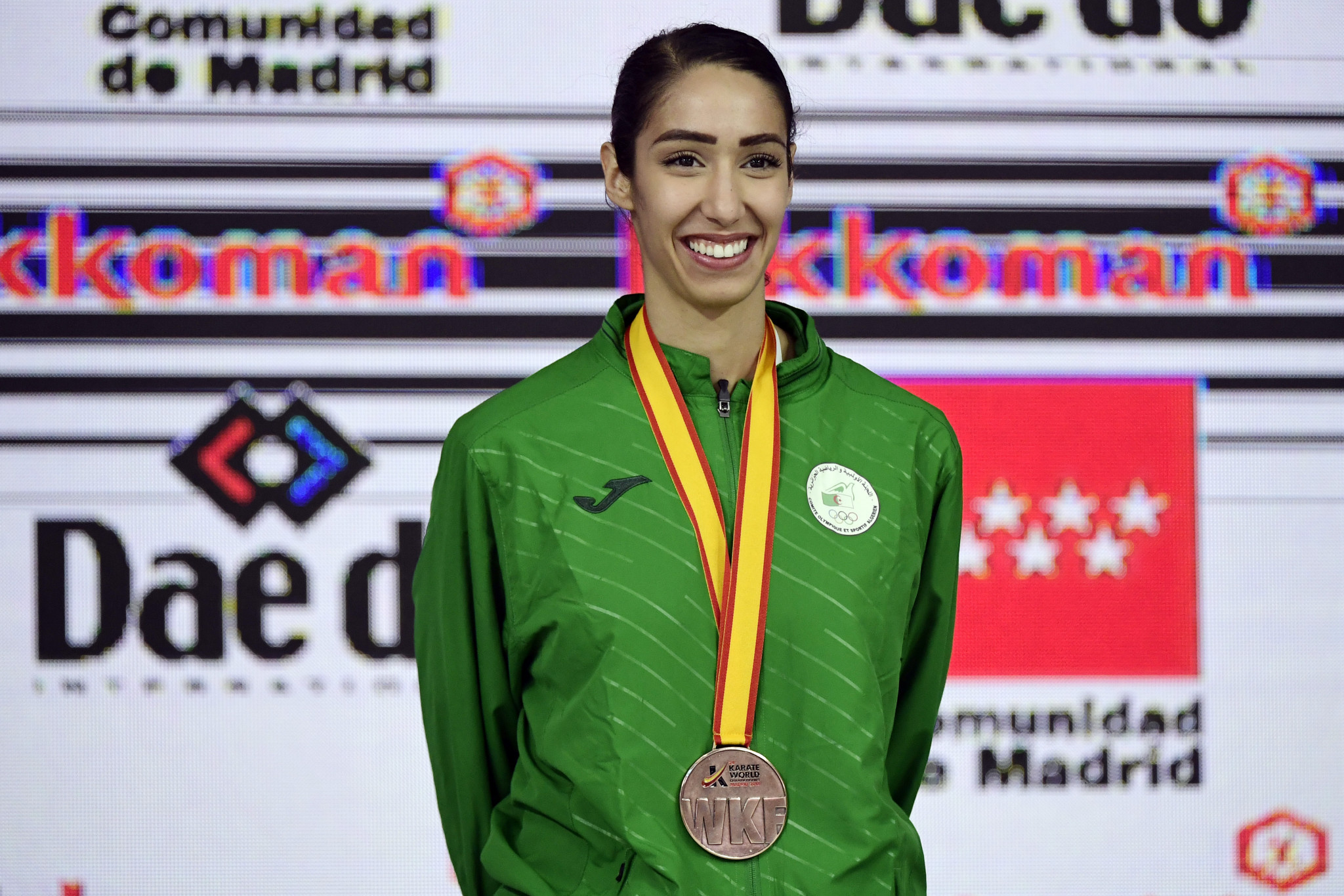 World Championship bronze medallist  Lamya Matoub won the women's award ©Getty Images