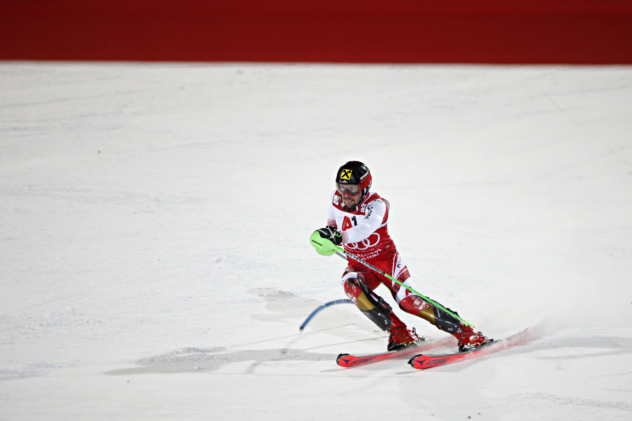 Marcel Hirscher produced a dominant display to win in Schladming ©Getty Images
