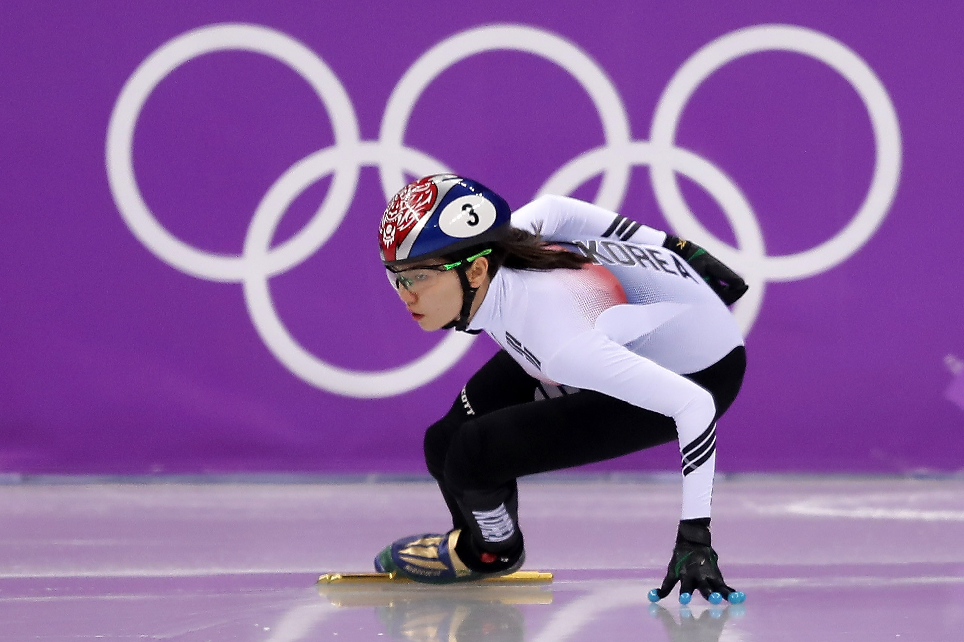 South Korea's Shim Suk-hee, who has accused former coach Cho Jae-beom of sexually and physically assaulting her, is Olympic champion in the 3,000m relay short track speed skating event ©Getty Images
