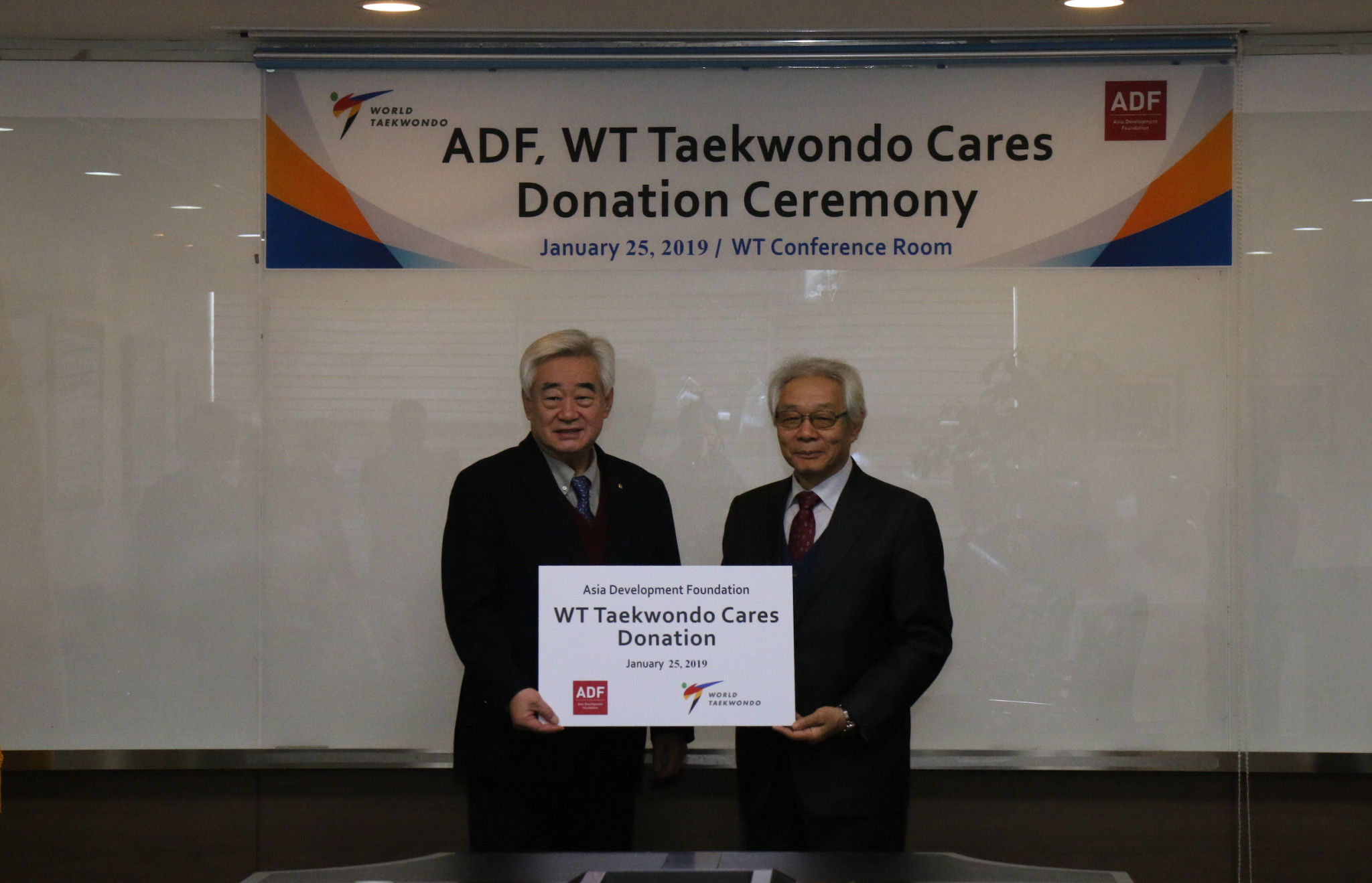 World Taekwondo receive $90,000 donation from Asia Development Foundation