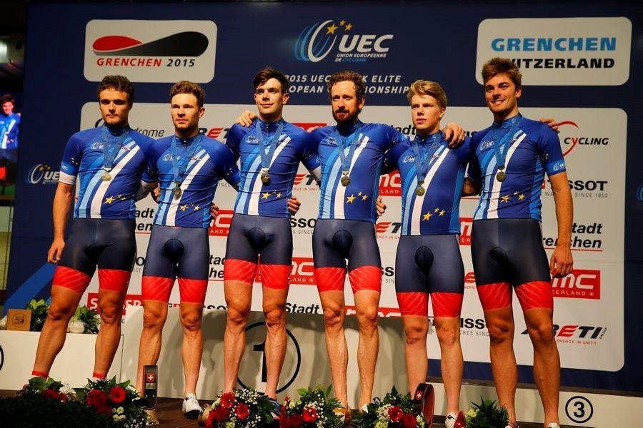 Britain secure double team pursuit gold at European Track Cycling Championships