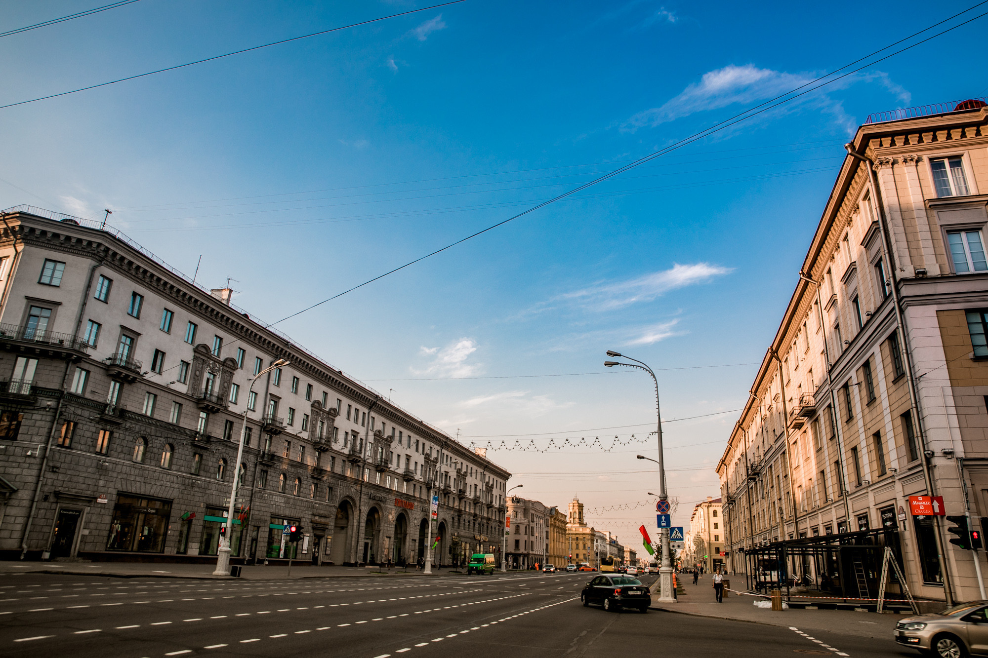 Independence Avenue is the main street of Minsk ©Minsk 2019
