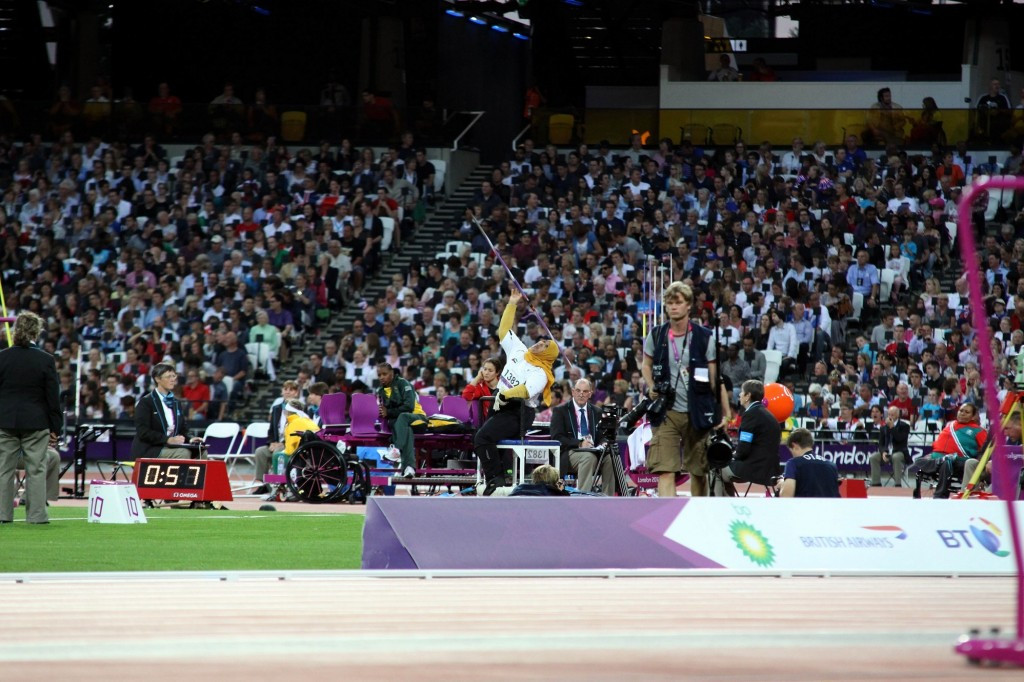 Thuraya al Zaabi competed at the Beijing 2008 and London 2012 Paralympic Games ©Doha 2015