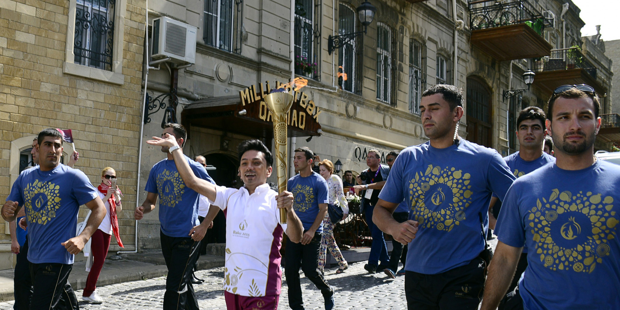 Minsk 2019 will follow Baku 2015 in holding a Torch Relay for the European Games ©Getty Images
