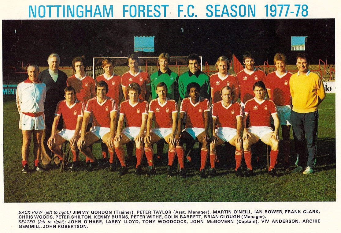 Nottingham Forest were newly promoted into Division One of the Football League in England for the 1977-1978 season but ended up being crowned champions - a year later they won the European Cup ©Nottingham Forest FC