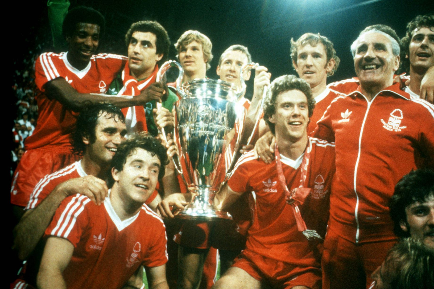 Nottingham Forest celebrate winning the 1979 European Cup ©Getty Images