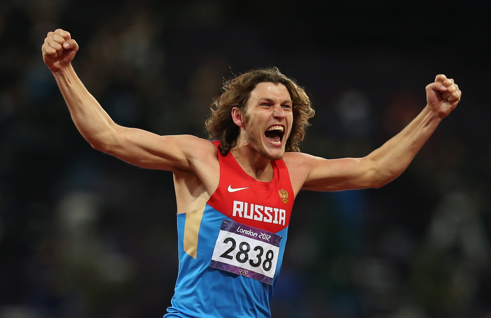 Russia's Ivan Ukhov is to be stripped of his Olympic gold medal he won in the high jump at London 2012 after the Court of Arbitration for Sport found him guilty of doping and banned him for four years ©Getty Images