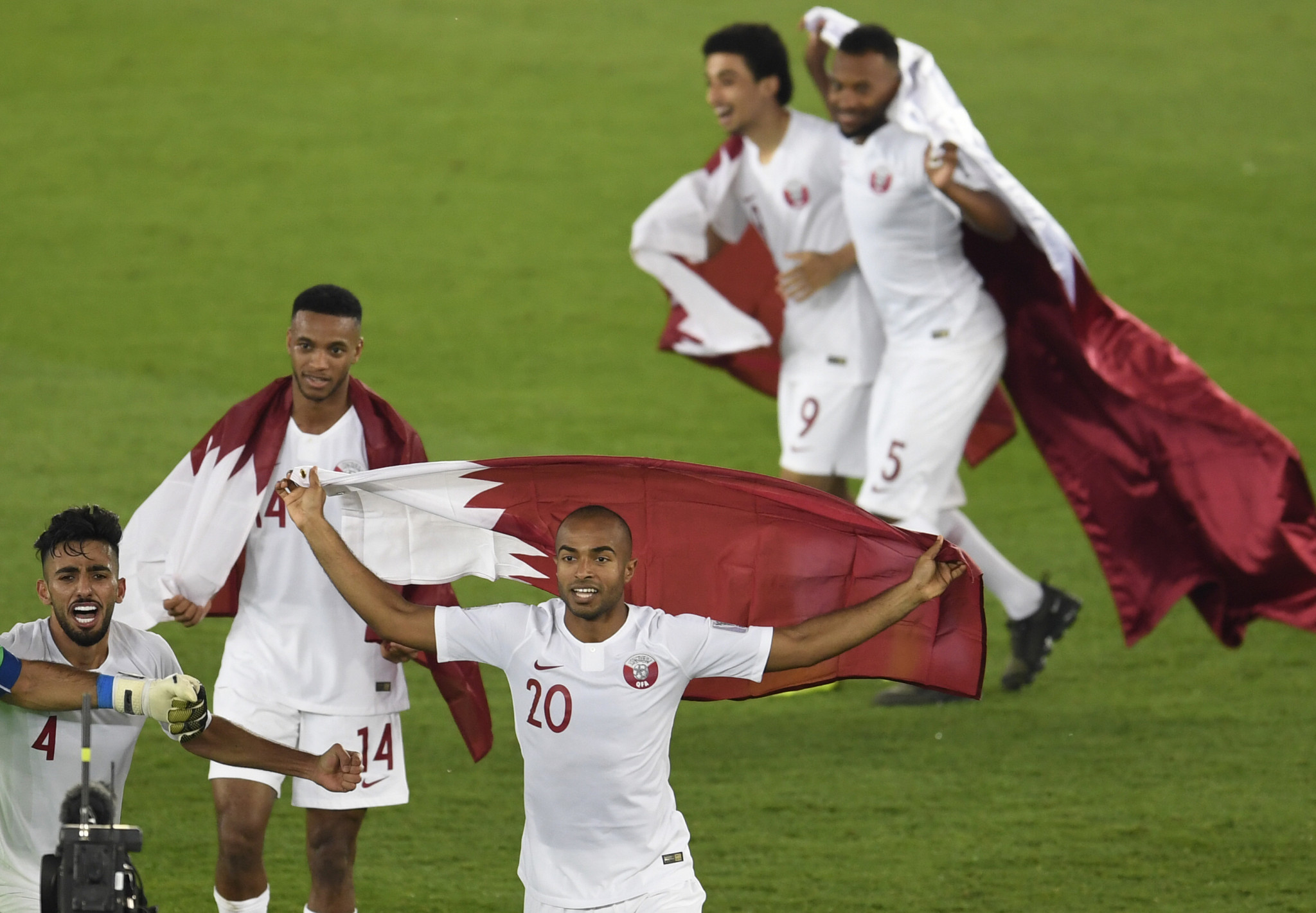 Spectacular overhead kick helps Qatar seal first AFC Asian Cup title 