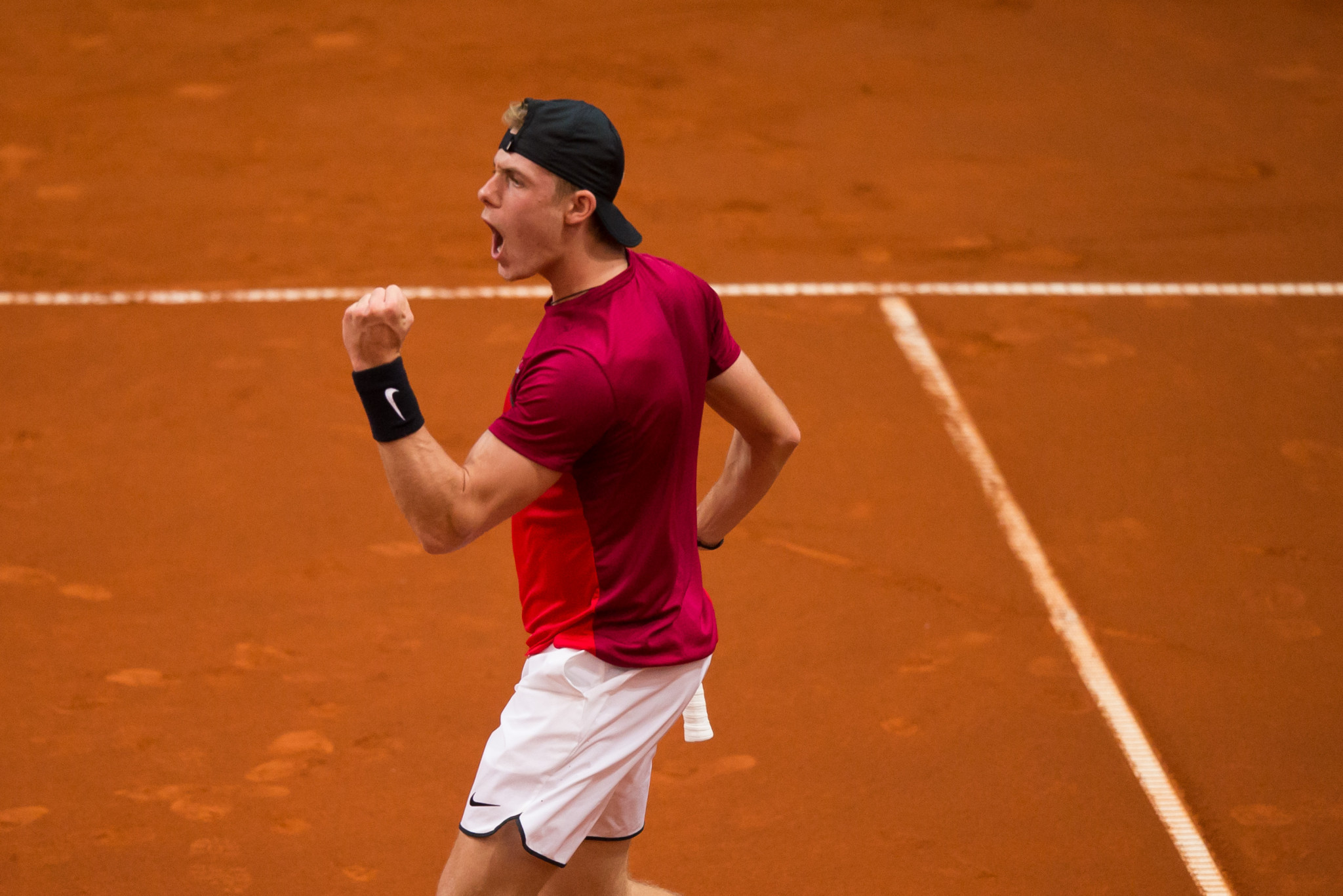 Denis Shapovalov won Canada's first singles rubber today as the new look Davis Cup began ©Getty Images