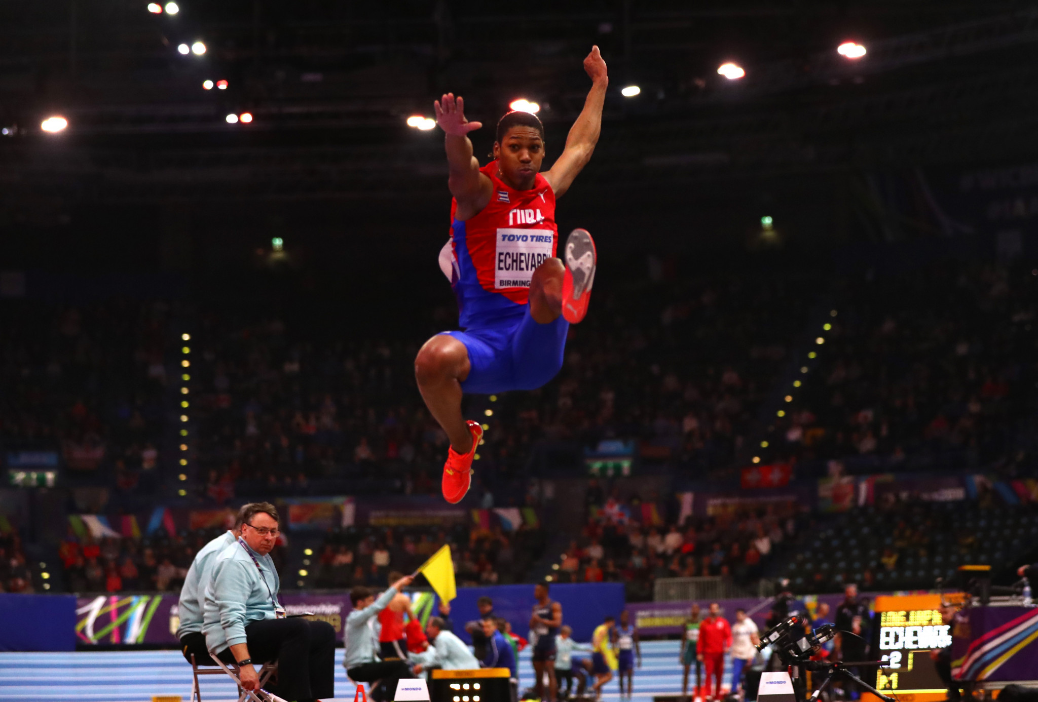 All eyes on long jumper Echevarría with IAAF World Indoor Tour set to resume in Karlsruhe