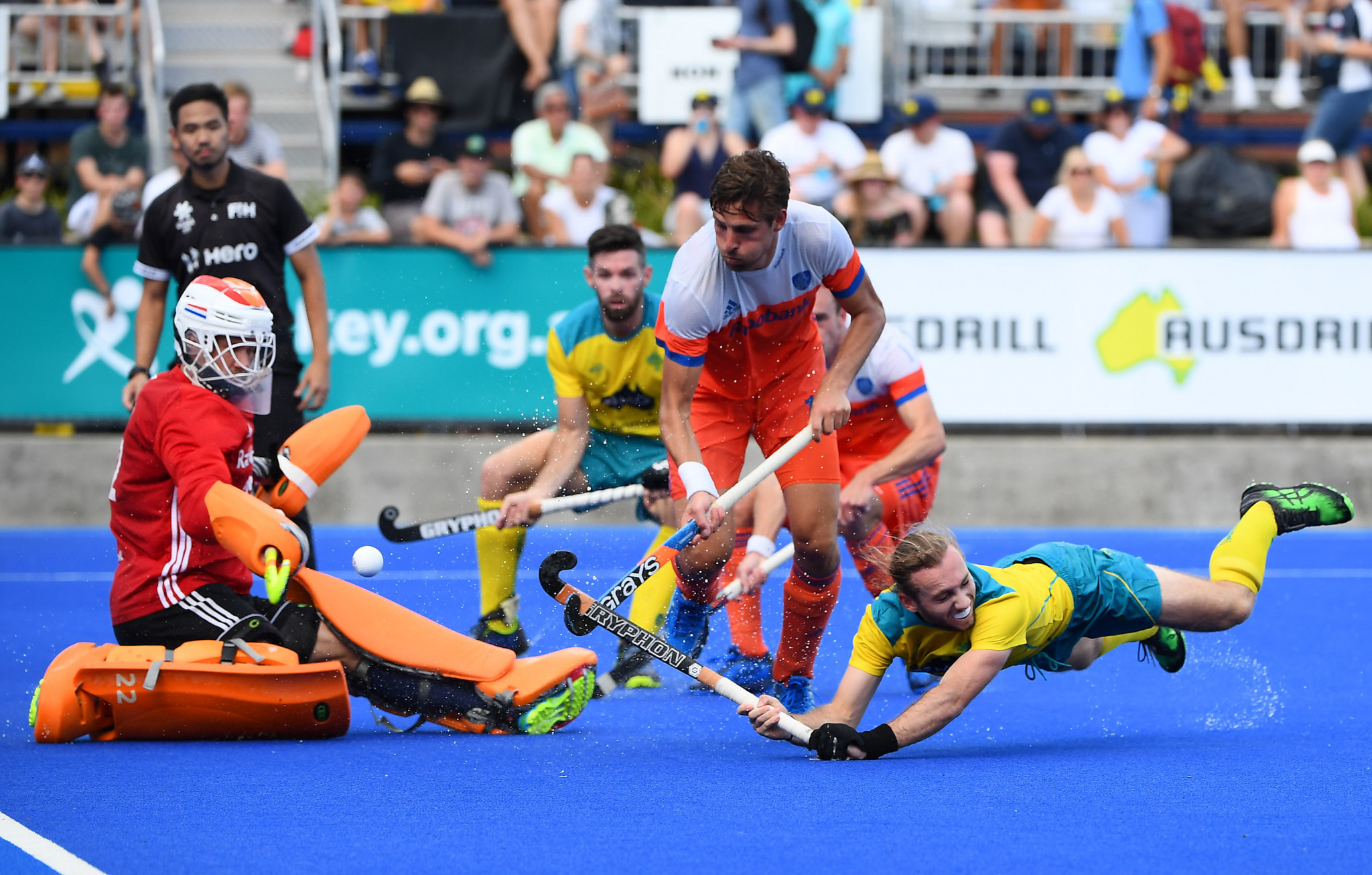The Netherlands produced a stunning comeback before overcoming hosts Australia in the shoot-out in a thrilling men's game ©Getty Images
