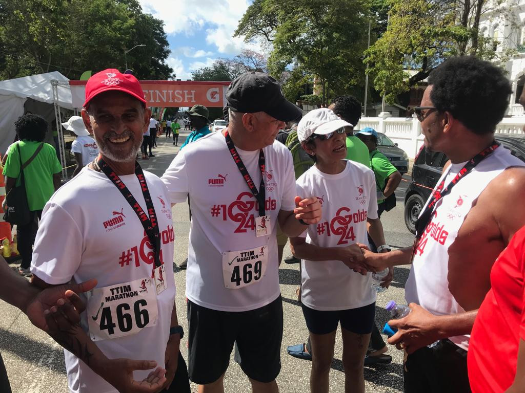 TTOC thank participants of #10golds24 campaign at Trinidad and Tobago International Marathon