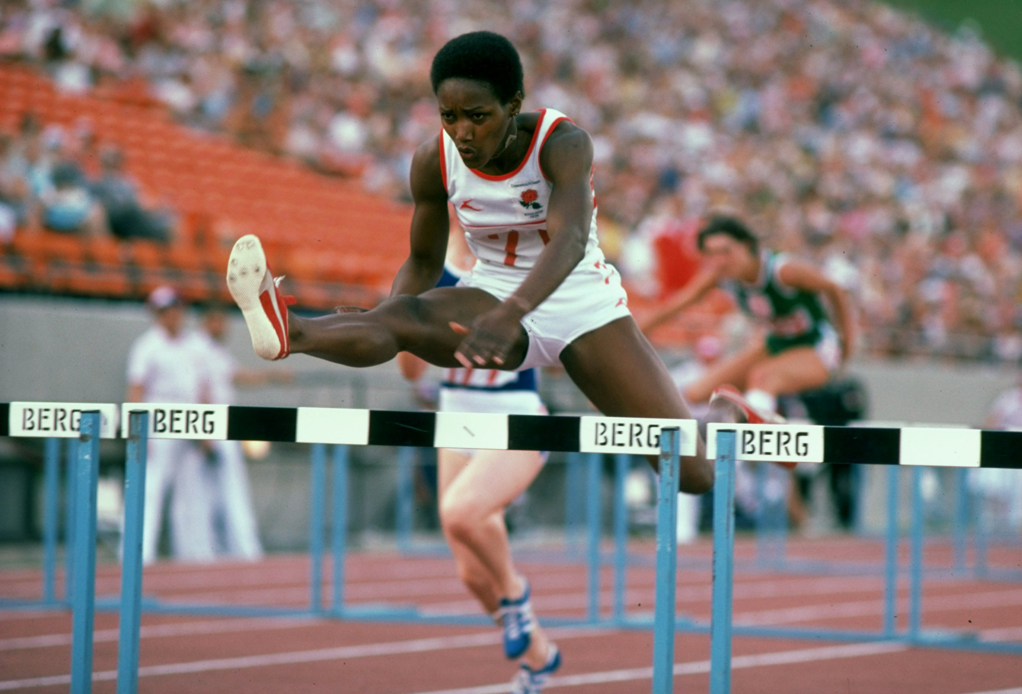 Lorna Boothe won a Commonwealth Games gold medal in the 100m hurdles at Edmonton in 1978 ©Getty Images