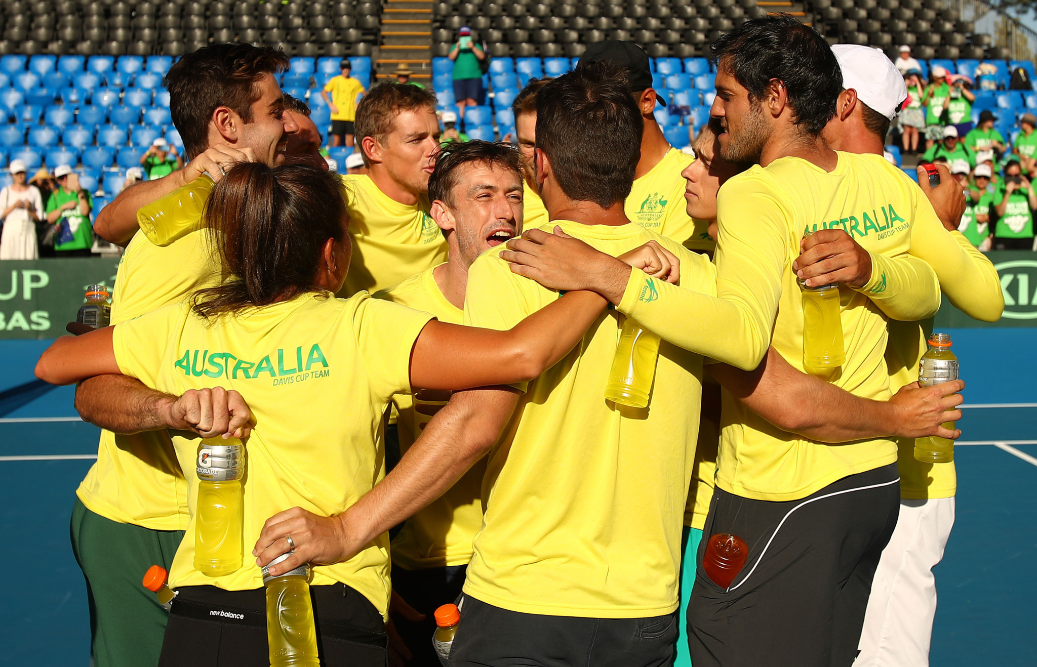 Australia were the first nation to seal their spot in the Davis Cup finals from today's qualifiers ©Getty Images