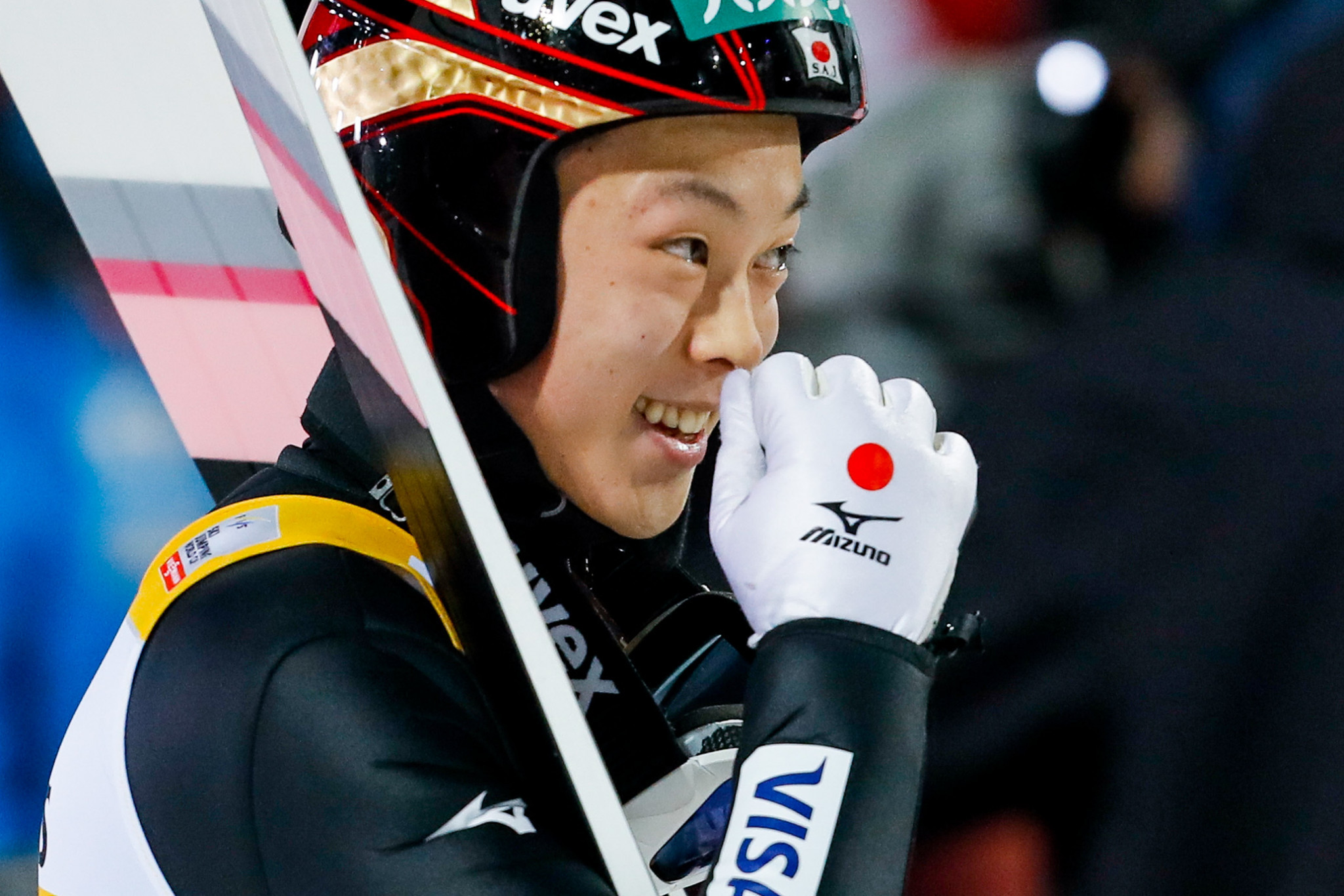 Japan's Ryoyu Kobayashi won in Oberstdorf for the first time in six events ©Getty Images