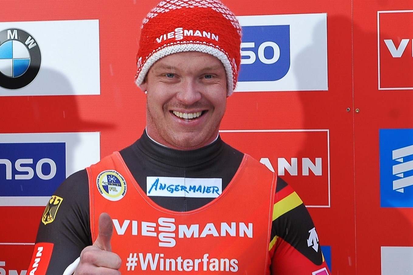 Felix Loch of Germany got his first FIL World Cup win of the season in Altenberg ©FIL