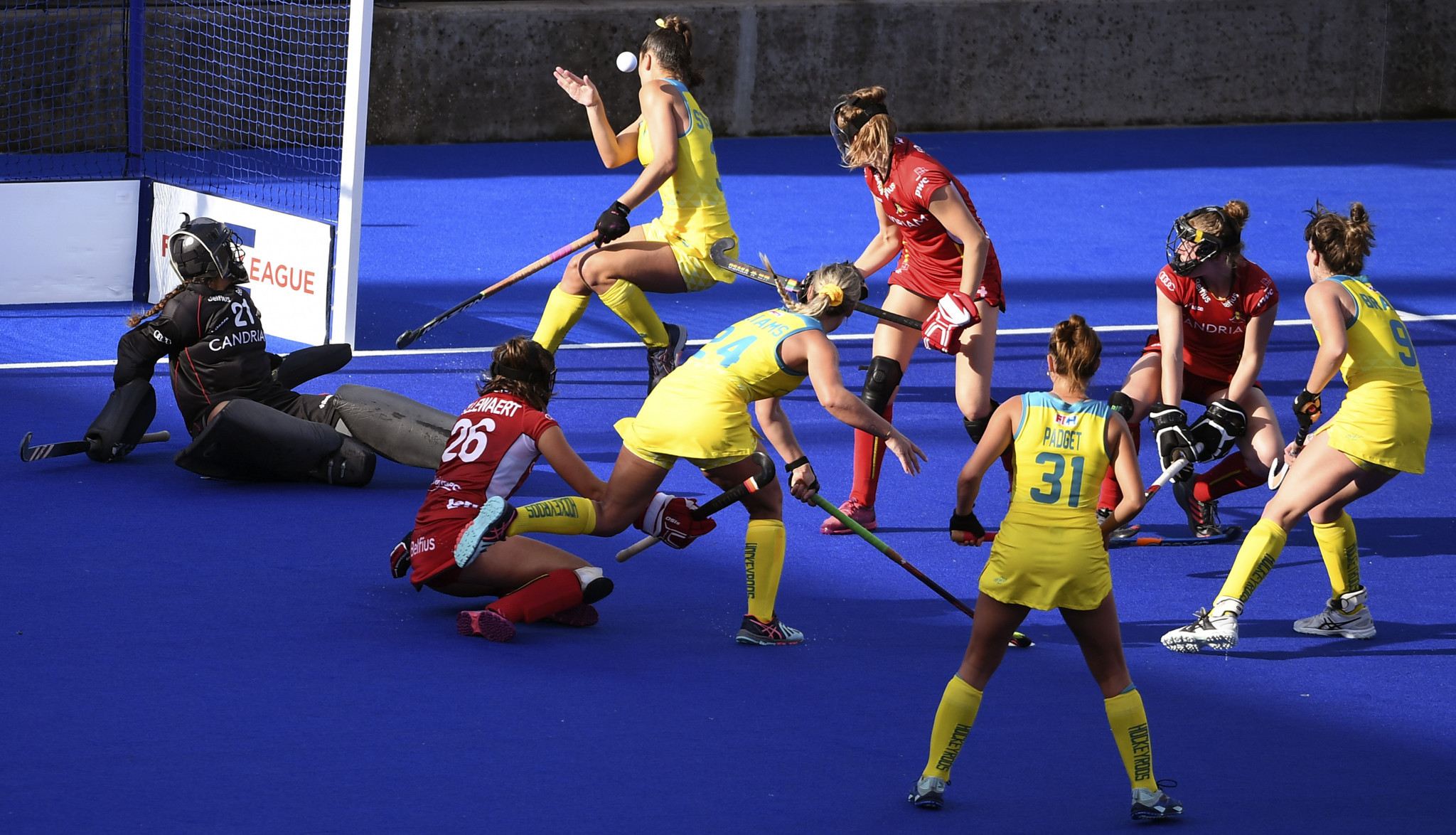 Belgium's women claimed an impressive victory over Australia ©Getty Images