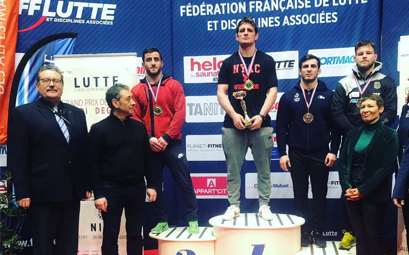 America's Samuel Brooks took victory in the 86kg freestyle final at the Grand Prix de France Henri Deglane in Nice ©USA Wrestling