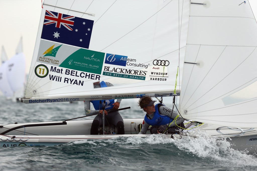 Australians Belcher and Ryan hold narrow lead over Croatian rivals in ISAF 470 World Championships