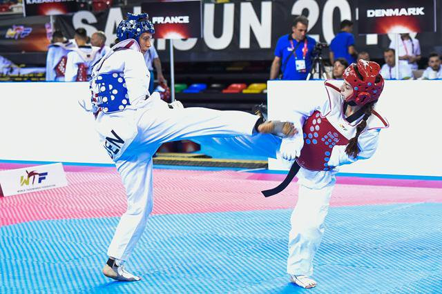 Denmark's Lisa Gjessing (blue) will look to maintain her unbeaten record at the 2019 World Para-Taekwondo Championships in Antalya ©World Taekwondo