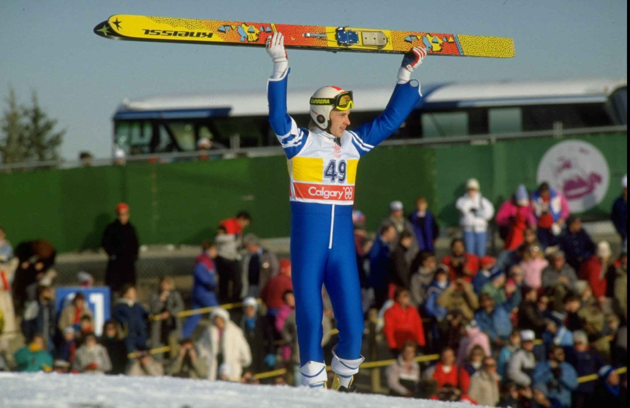 Iconic Finnish ski jumper Matti Nykänen has died at the age of 55 ©Getty Images