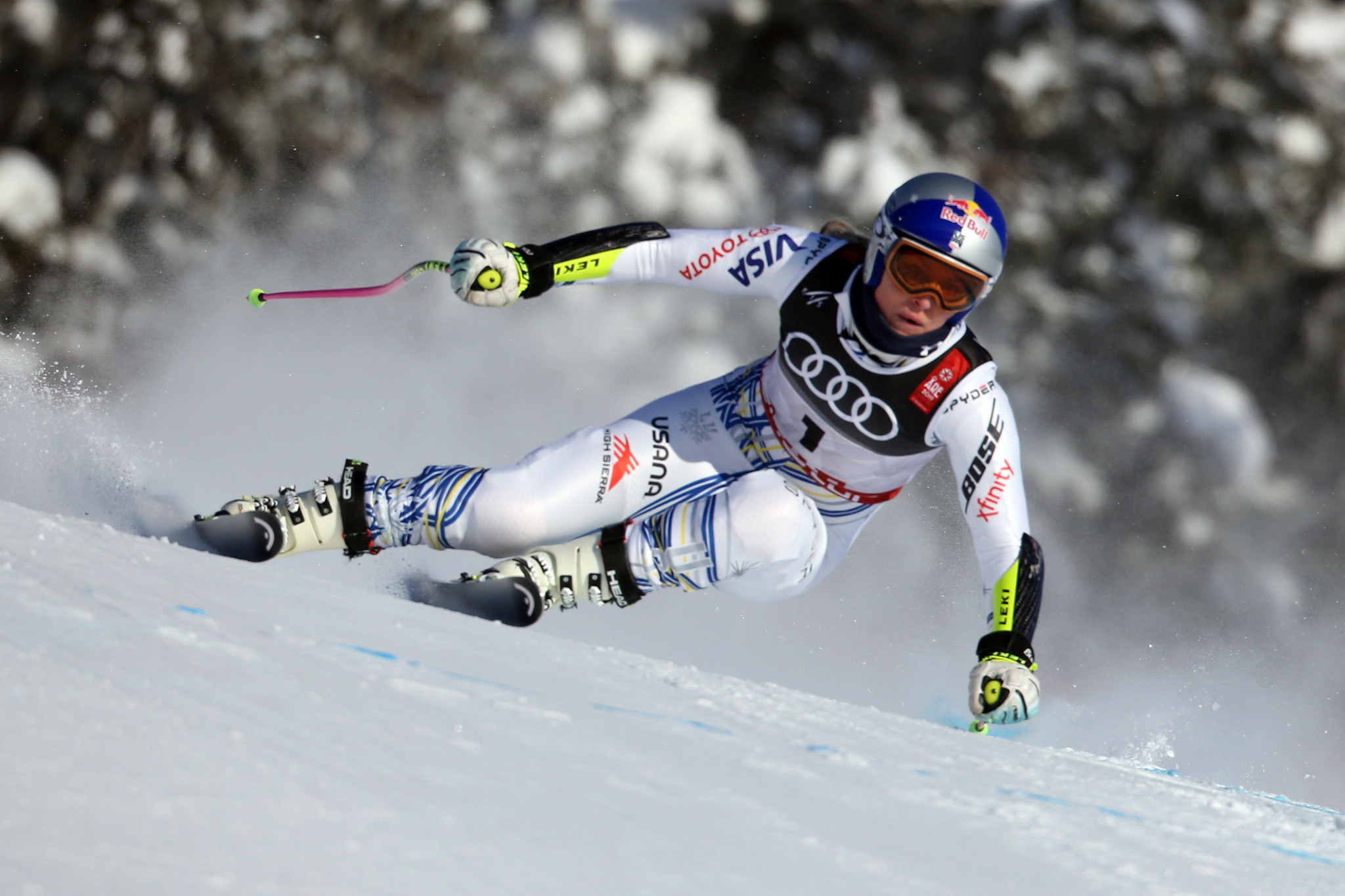 Lindsey Vonn finished 11th in the downhill training event prior to the FIS Alpine World Ski Championships in Åre, which are starting tomorrow ©Getty Images