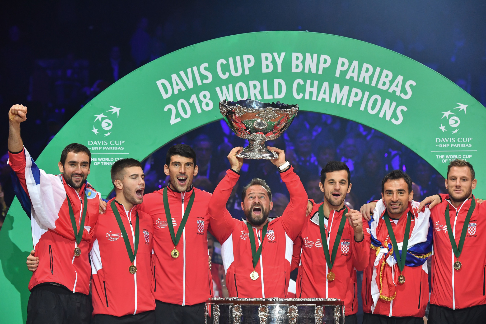 Defending champions Croatia have been seeded second for the 2019 Davis Cup Finals ©Getty Images