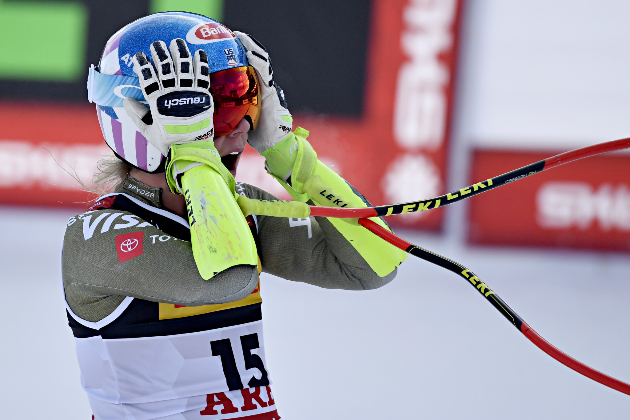 Mikaela Shiffrin, who is considered more of a slalom specialist, said the win was "crazy" ©Getty Images