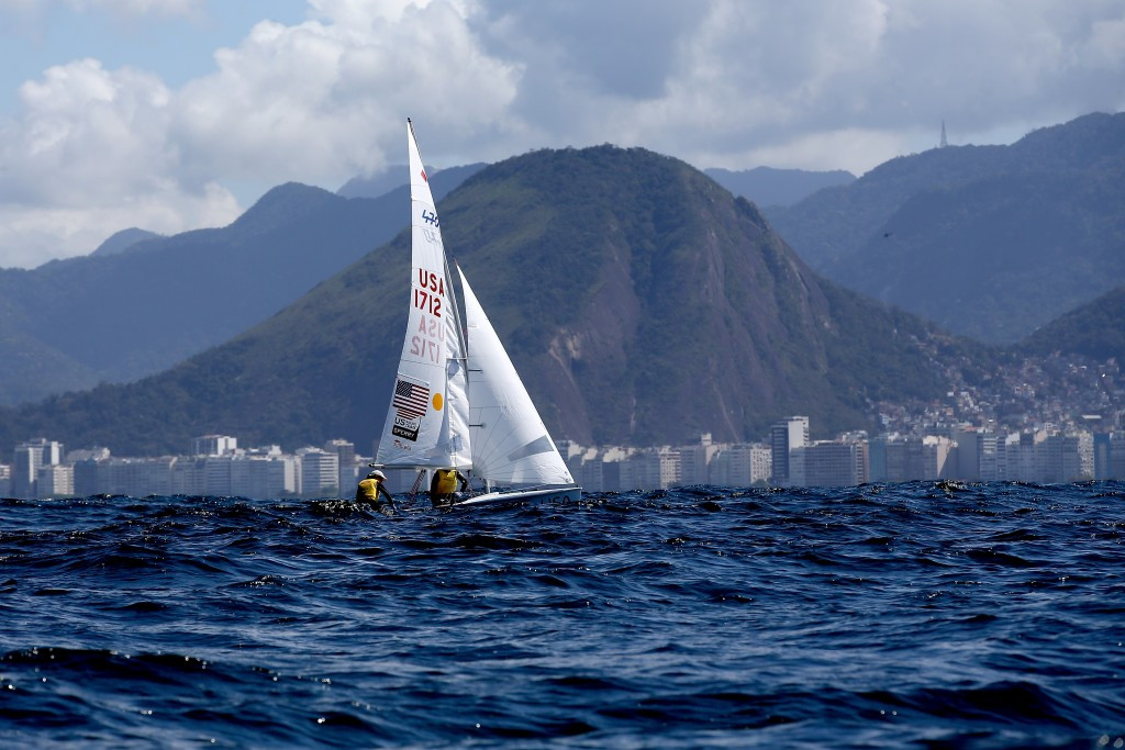 August's test event on Guanabara Bay was affected by physical debris littering the course, while several sailors were also taken ill ©Getty Images