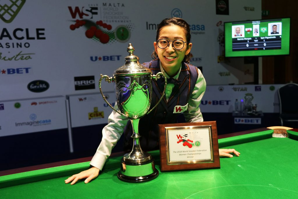 Hong Kong’s Ng On-yee is the reigning world champion in women's snooker ©WWS