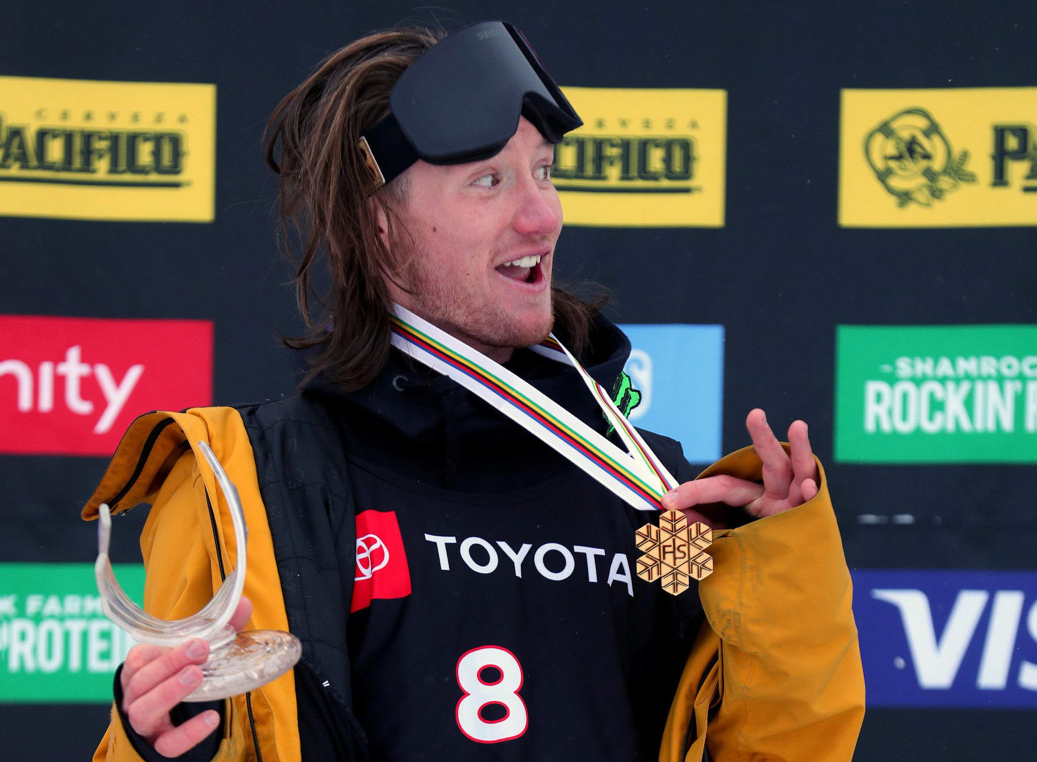 James Woods was crowned as ski slopestyle world champion ©Getty Images