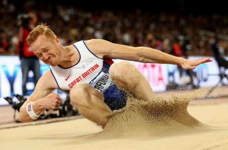 Greg Rutherford became only the fifth British athlete to hold the Grand Slam of outdoor major titles at the same time when he won gold at the IAAF World Championships in August