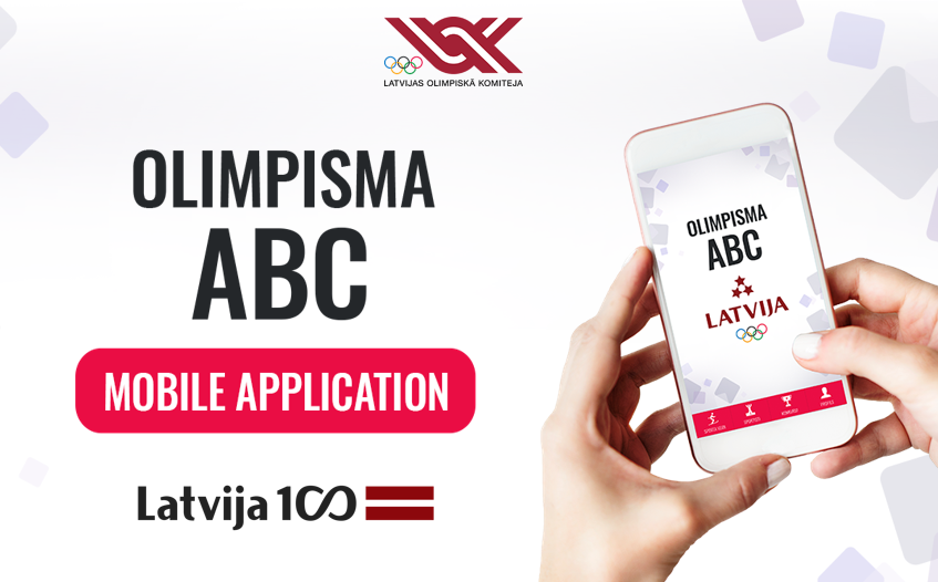 The Latvian Olympic Committee has launched a mobile phone app called "ABC of Olympism" ©LOK