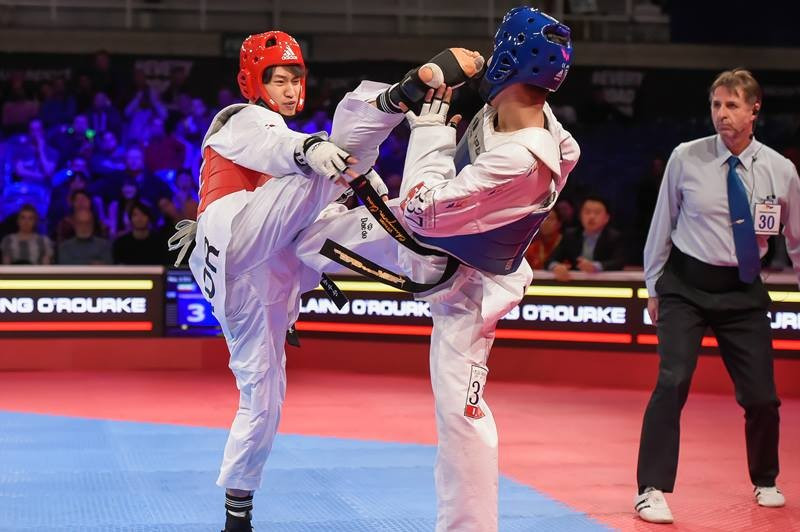 Lee lights up Manchester with opening victory of World Taekwondo Federation Grand Prix