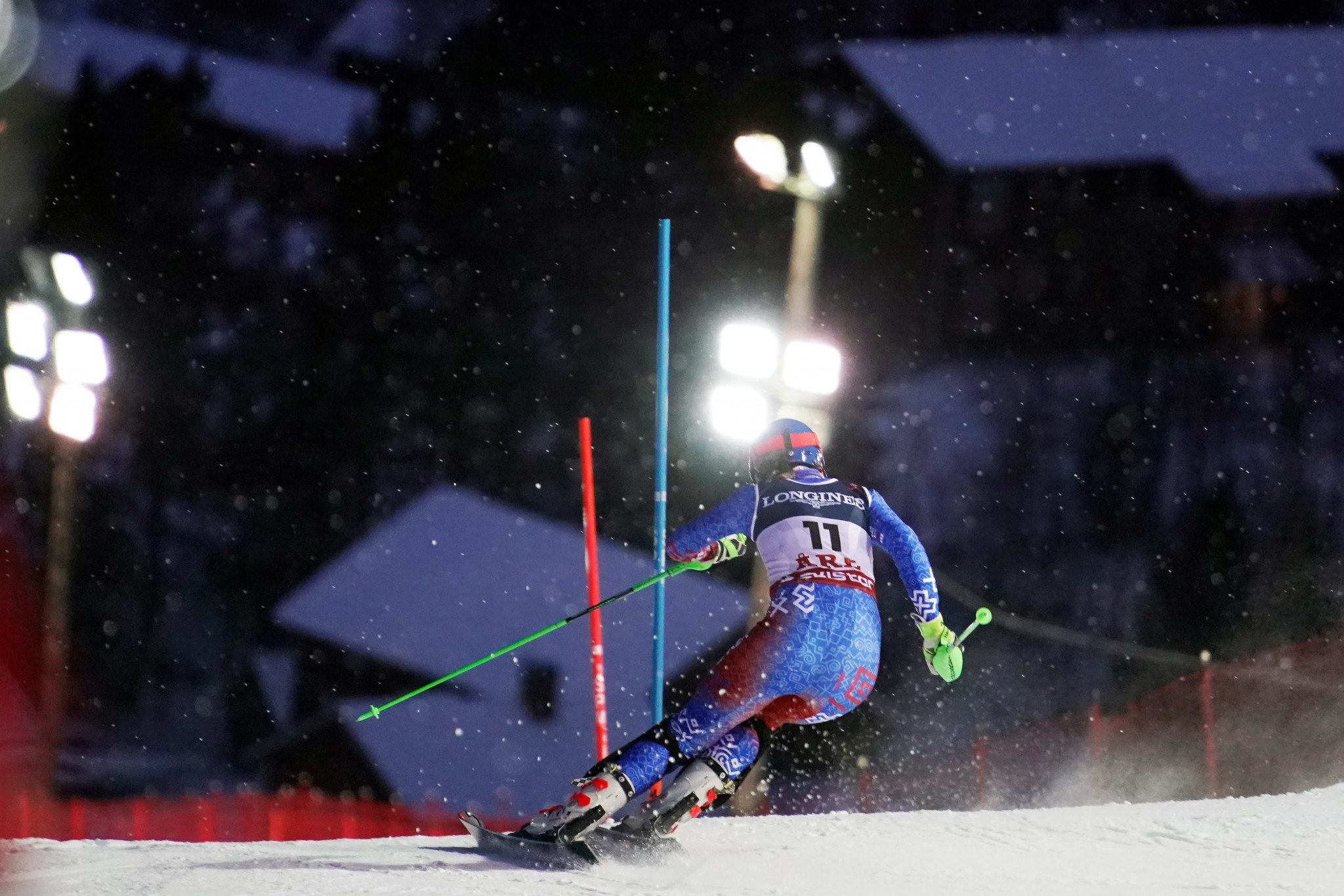 Slovakia’s Petra Vlhova impressed in the slalom but was forced to settle for the silver medal ©Getty Images