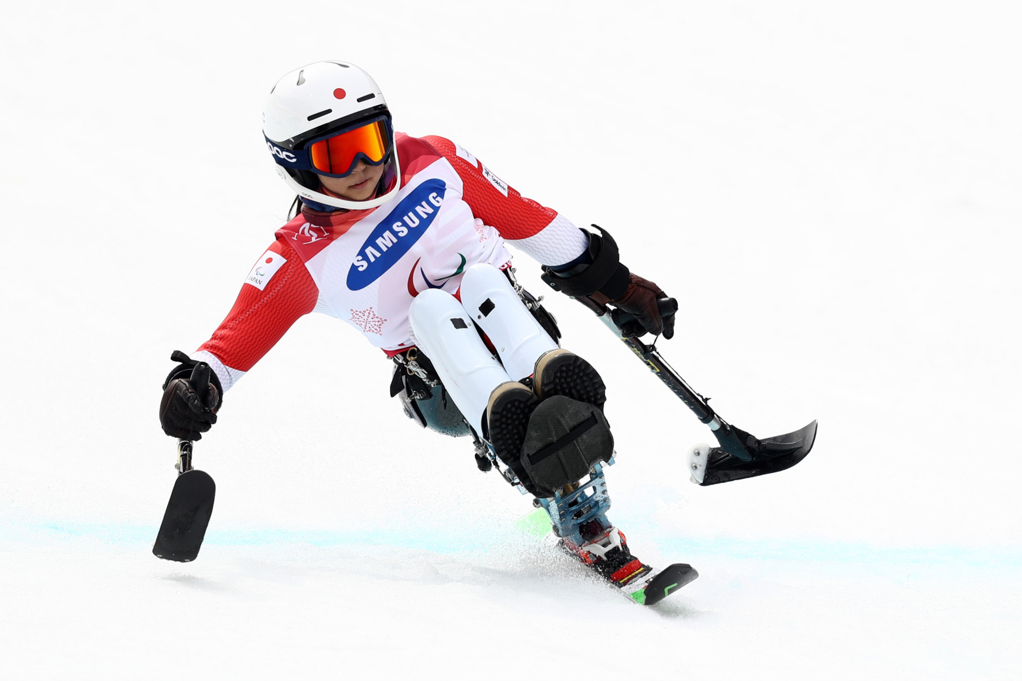 Japan's Momoka Muraoka was among the winners on the first day of giant slalom action at the World Para Alpine Skiing World Cup in Veysonnaz in Switzerland ©Getty Images